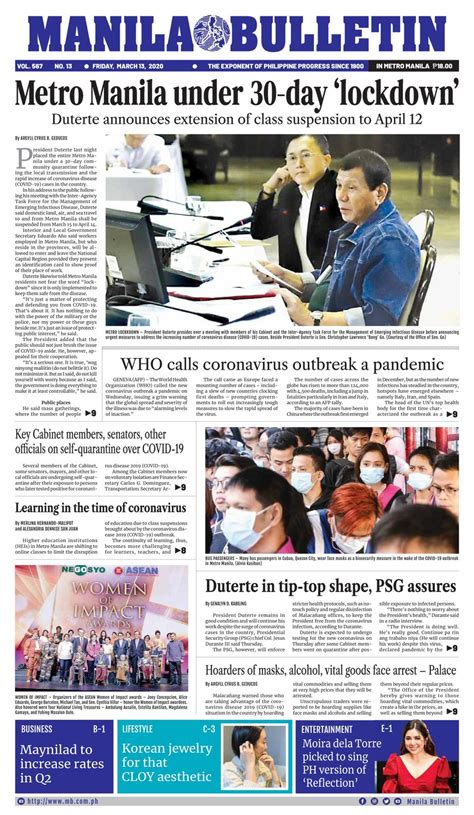 business news today philippines manila bulletin|Top Stories Archives .
